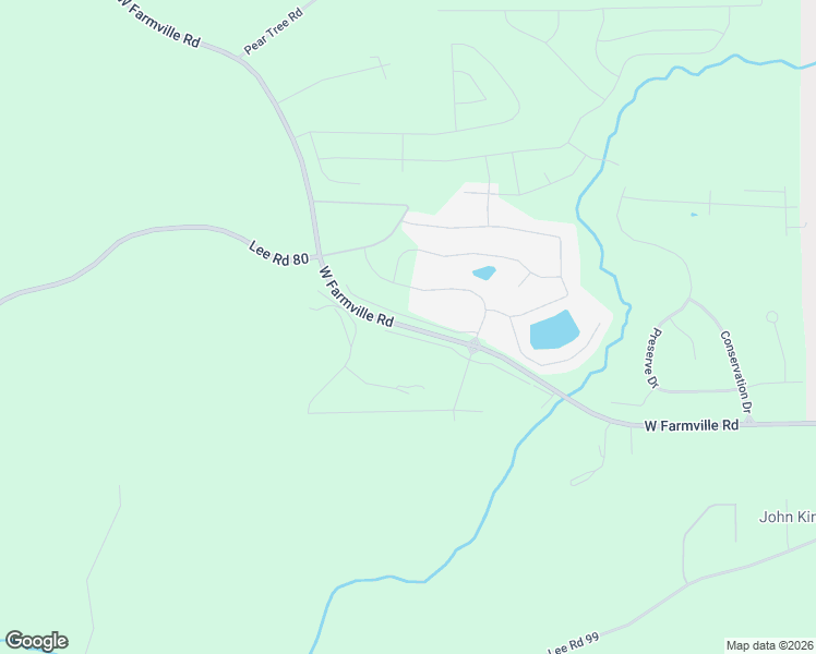 map of restaurants, bars, coffee shops, grocery stores, and more near 4267 West Farmville Road in Auburn