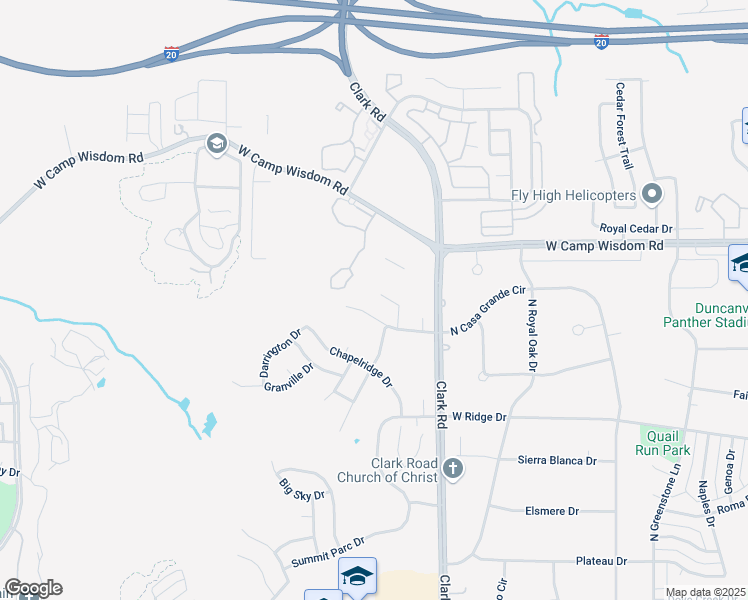 map of restaurants, bars, coffee shops, grocery stores, and more near 8405 Romanway Drive in Dallas