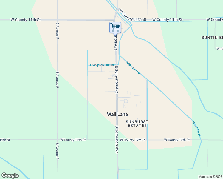 map of restaurants, bars, coffee shops, grocery stores, and more near 11540 South Somerton Avenue in Yuma