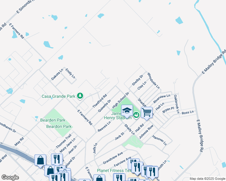 822 Thedford Road, Seagoville TX Walk Score