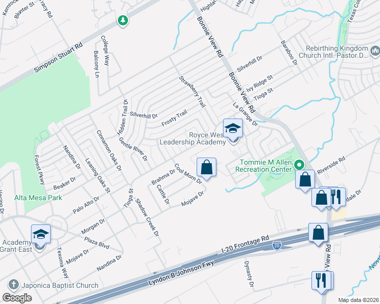 map of restaurants, bars, coffee shops, grocery stores, and more near 3534 Tioga Street in Dallas