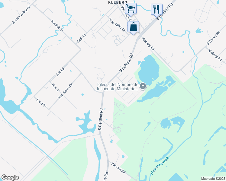 map of restaurants, bars, coffee shops, grocery stores, and more near 8 Confederate in Dallas