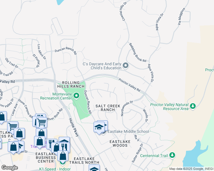 map of restaurants, bars, coffee shops, grocery stores, and more near 756 Crooked Path Place in Chula Vista