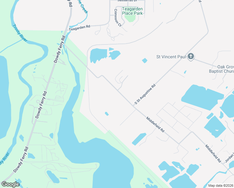 map of restaurants, bars, coffee shops, grocery stores, and more near 3131 Middlefield Road in Dallas