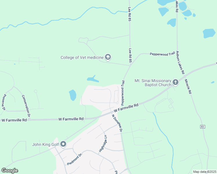 map of restaurants, bars, coffee shops, grocery stores, and more near 2194 North Donahue Drive in Auburn