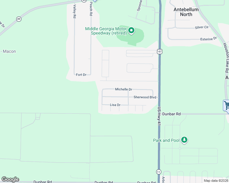 map of restaurants, bars, coffee shops, grocery stores, and more near 370 Michelle Drive in Byron