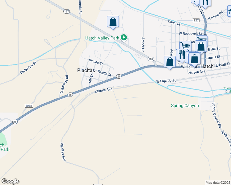 map of restaurants, bars, coffee shops, grocery stores, and more near 851 Chonte Avenue in Hatch
