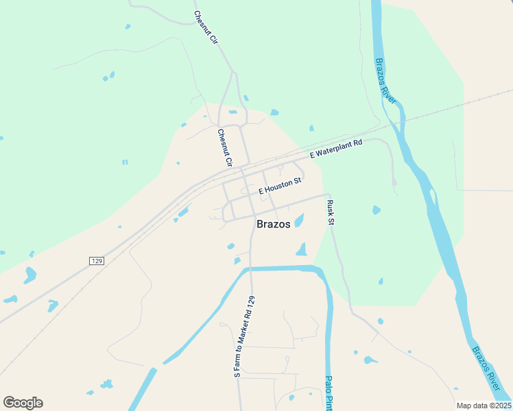 map of restaurants, bars, coffee shops, grocery stores, and more near 135 South FM Road 129 in Santo