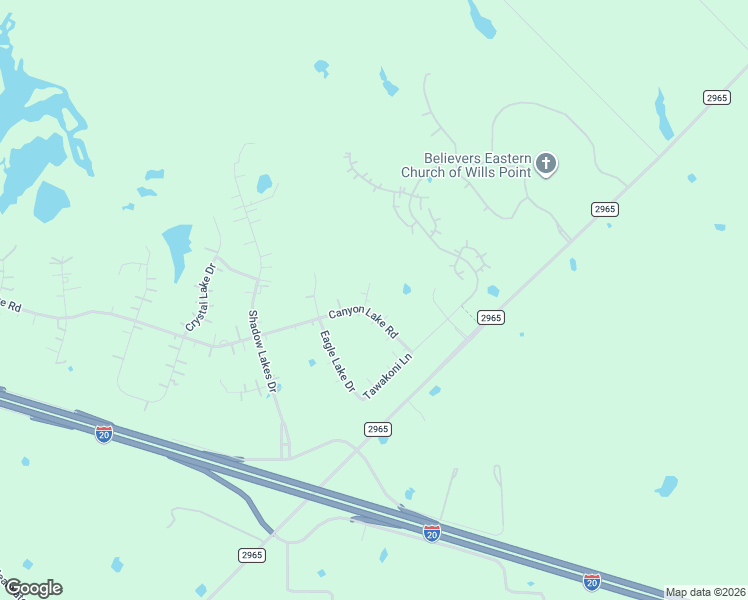 map of restaurants, bars, coffee shops, grocery stores, and more near 1088 Havenbrook Drive in Wills Point