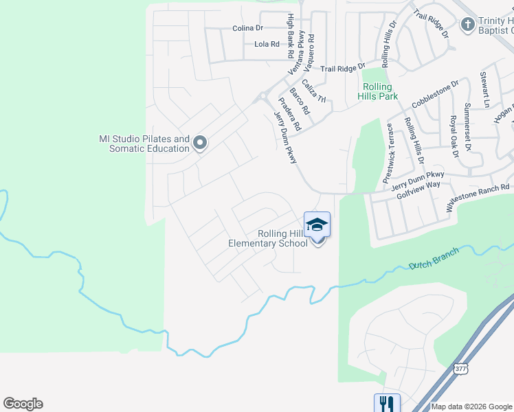 map of restaurants, bars, coffee shops, grocery stores, and more near 11600 Benbrook Boulevard in Benbrook