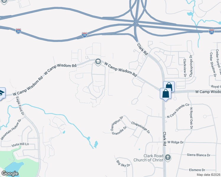 map of restaurants, bars, coffee shops, grocery stores, and more near 8414 Timberbrook Lane in Dallas