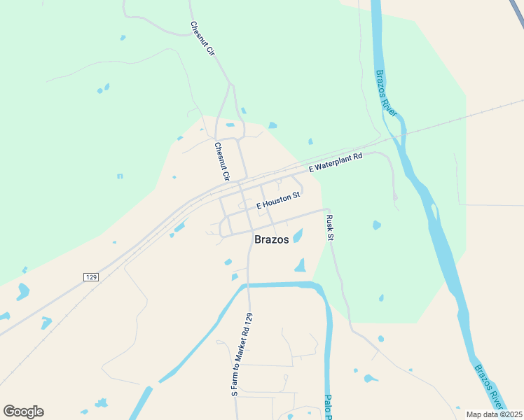 map of restaurants, bars, coffee shops, grocery stores, and more near 135 South FM Road 129 in Santo