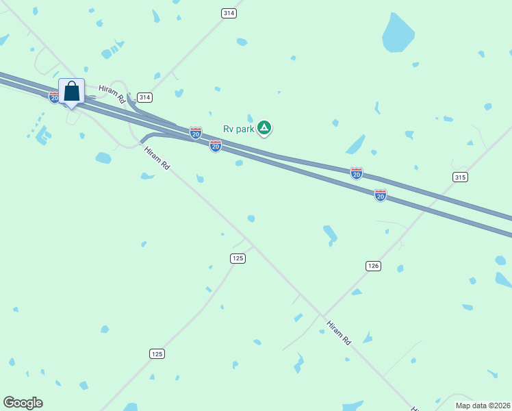 map of restaurants, bars, coffee shops, grocery stores, and more near 11011 Hiram Road in Terrell
