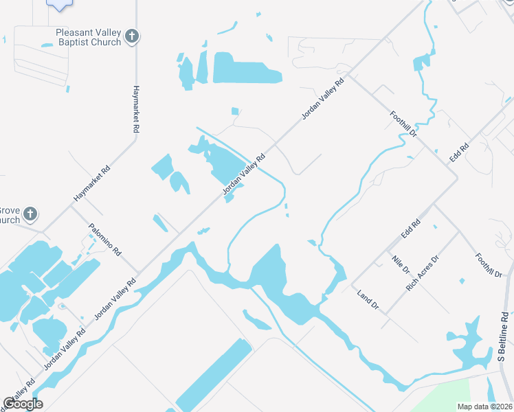 map of restaurants, bars, coffee shops, grocery stores, and more near 3400 Jordan Valley Road in Dallas