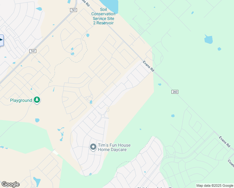 map of restaurants, bars, coffee shops, grocery stores, and more near 1423 Highbridge Boulevard in Crandall