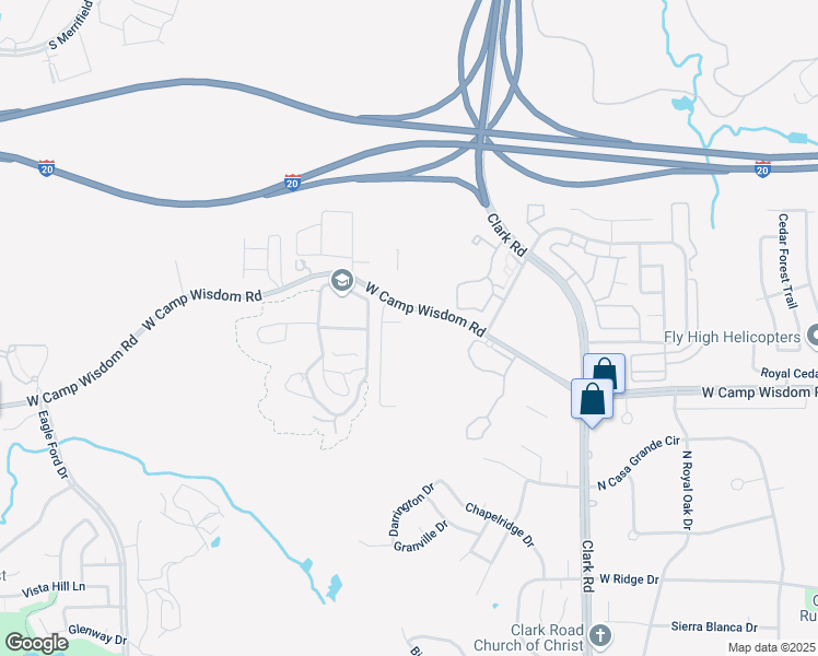 map of restaurants, bars, coffee shops, grocery stores, and more near 7108 Forest Vista Court in Dallas