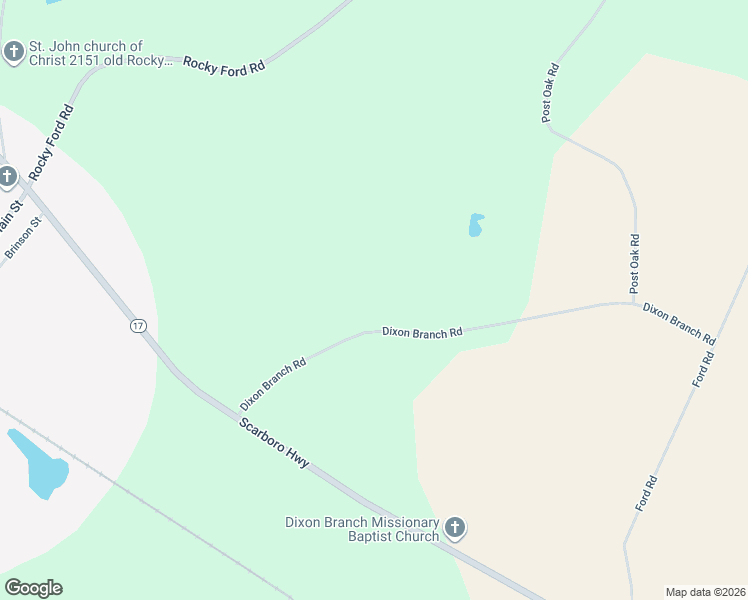 map of restaurants, bars, coffee shops, grocery stores, and more near 548-598 Dixon Branch Road in Rocky Ford