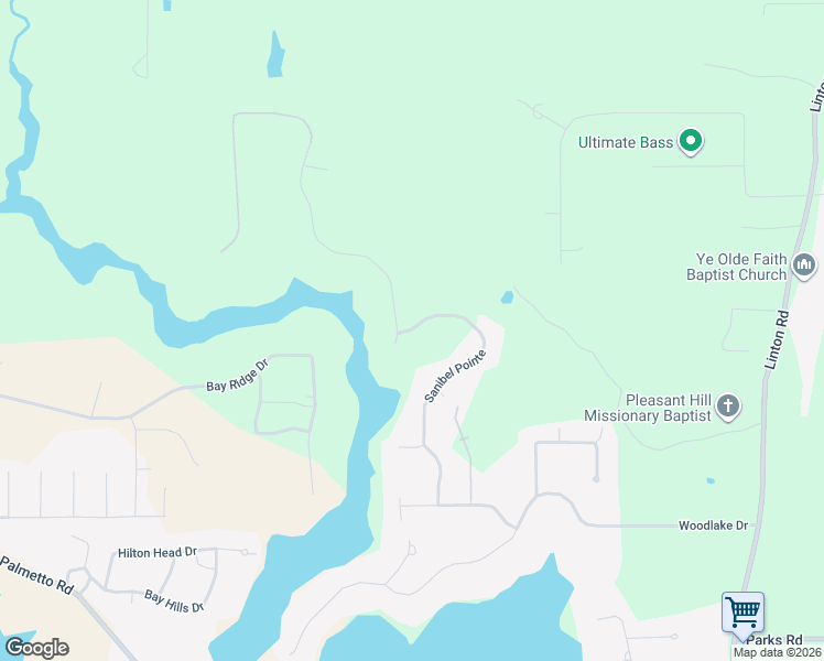 map of restaurants, bars, coffee shops, grocery stores, and more near 1247 Sanibel Pointe in Benton