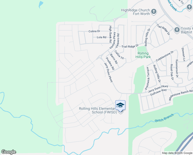 map of restaurants, bars, coffee shops, grocery stores, and more near 5729 Lake Jackson Drive in Fort Worth