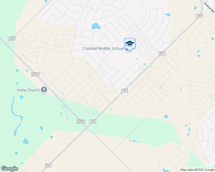 map of restaurants, bars, coffee shops, grocery stores, and more near 3715 Jade Lane in Kaufman County