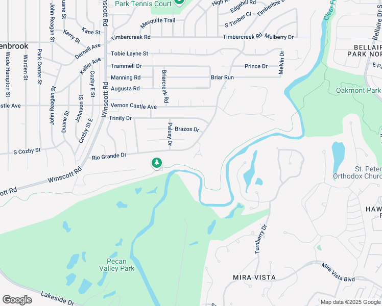 map of restaurants, bars, coffee shops, grocery stores, and more near 1316 Rio Grande Drive in Benbrook