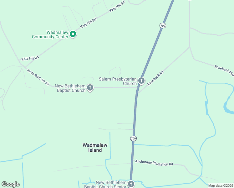 map of restaurants, bars, coffee shops, grocery stores, and more near 1981 Liberia Road in Wadmalaw Island
