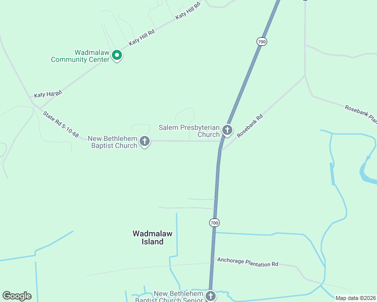 map of restaurants, bars, coffee shops, grocery stores, and more near 1981 Liberia Road in Wadmalaw Island
