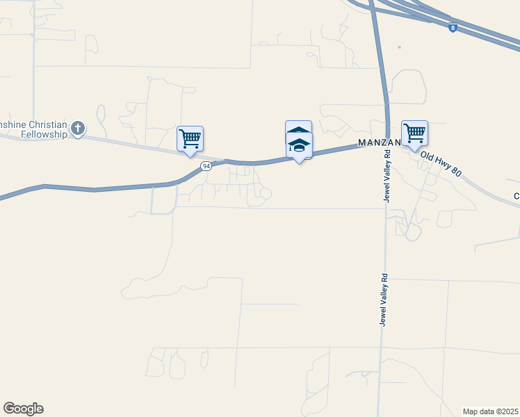 map of restaurants, bars, coffee shops, grocery stores, and more near Lillie Lane in Boulevard