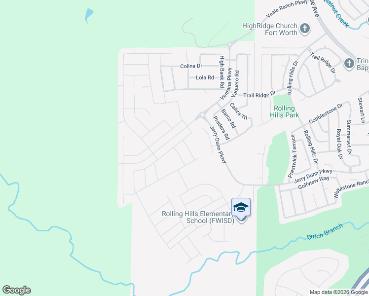 map of restaurants, bars, coffee shops, grocery stores, and more near 5709 Violet Crown Place in Fort Worth