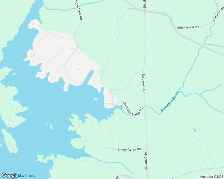 map of restaurants, bars, coffee shops, grocery stores, and more near 74 Joe's Fish Camp Road in Titus