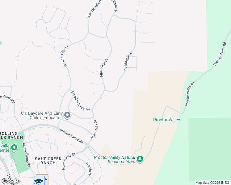map of restaurants, bars, coffee shops, grocery stores, and more near 671 Via Maggiore in Chula Vista