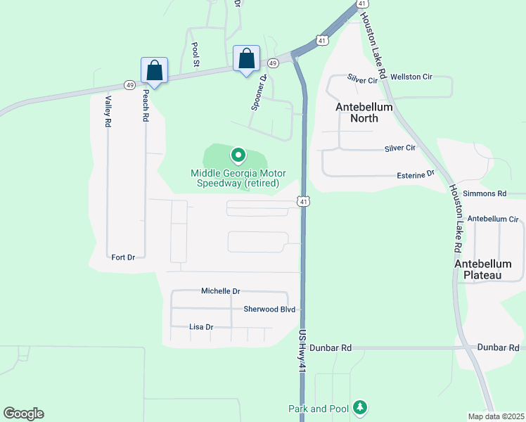 map of restaurants, bars, coffee shops, grocery stores, and more near 4001 U.S. 41 in Byron