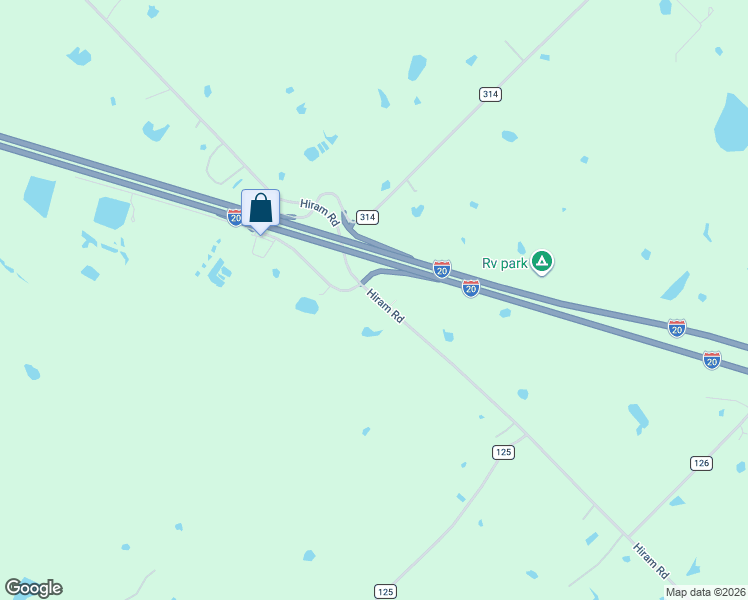 map of restaurants, bars, coffee shops, grocery stores, and more near 10689 Hiram Road in Terrell