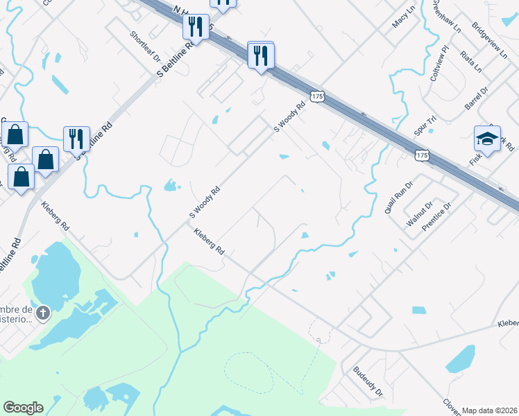 map of restaurants, bars, coffee shops, grocery stores, and more near 2152 Royal Oaks Drive in Dallas