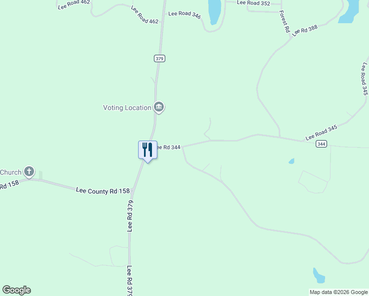 map of restaurants, bars, coffee shops, grocery stores, and more near 174 County Road 344 in Salem
