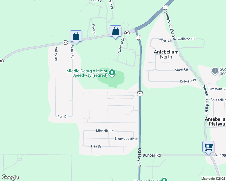 map of restaurants, bars, coffee shops, grocery stores, and more near 4001 U.S. 41 in Byron