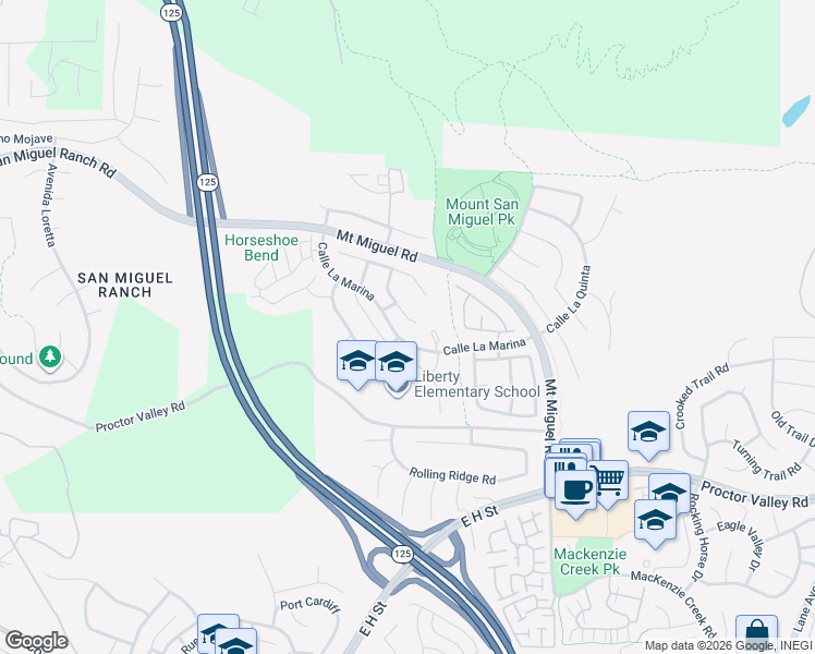 map of restaurants, bars, coffee shops, grocery stores, and more near 366 Plaza Paraiso in Chula Vista