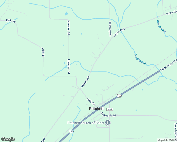 map of restaurants, bars, coffee shops, grocery stores, and more near 5149 Aspen Trail in Gilmer