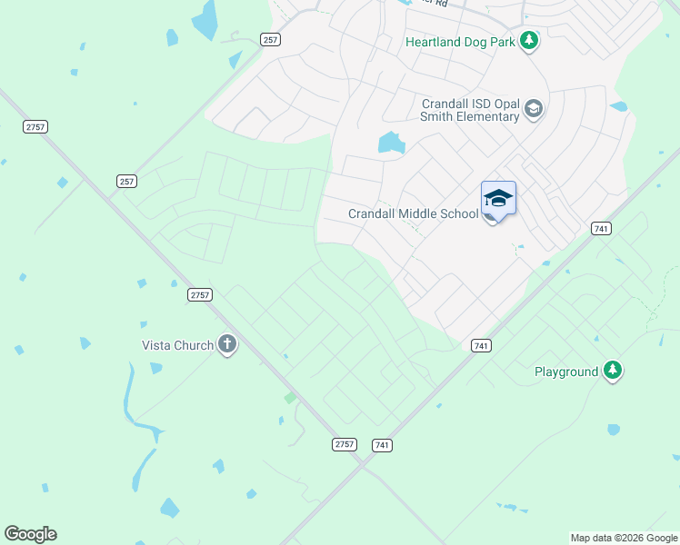 map of restaurants, bars, coffee shops, grocery stores, and more near 3774 Hometown Boulevard in Forney