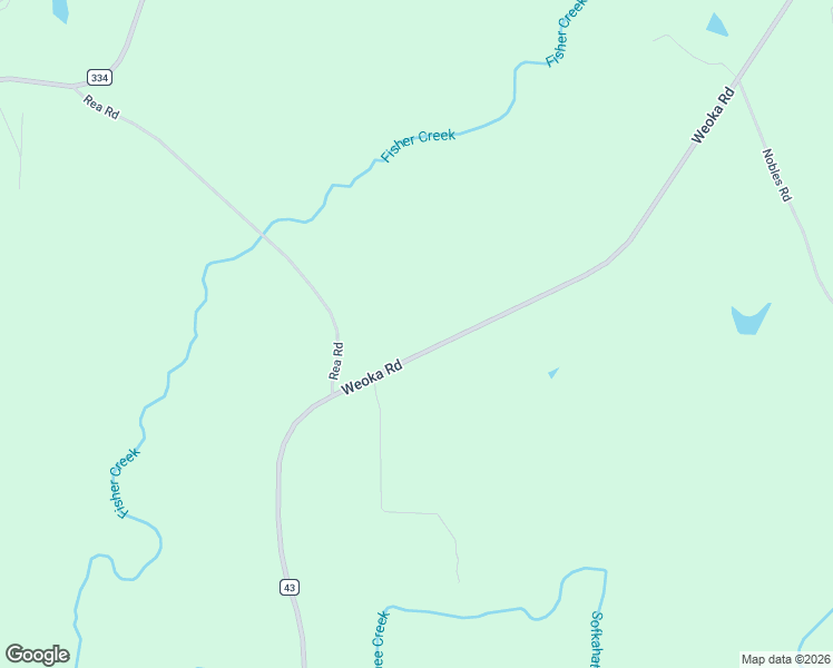 map of restaurants, bars, coffee shops, grocery stores, and more near 5819 Weoka Road in Wetumpka