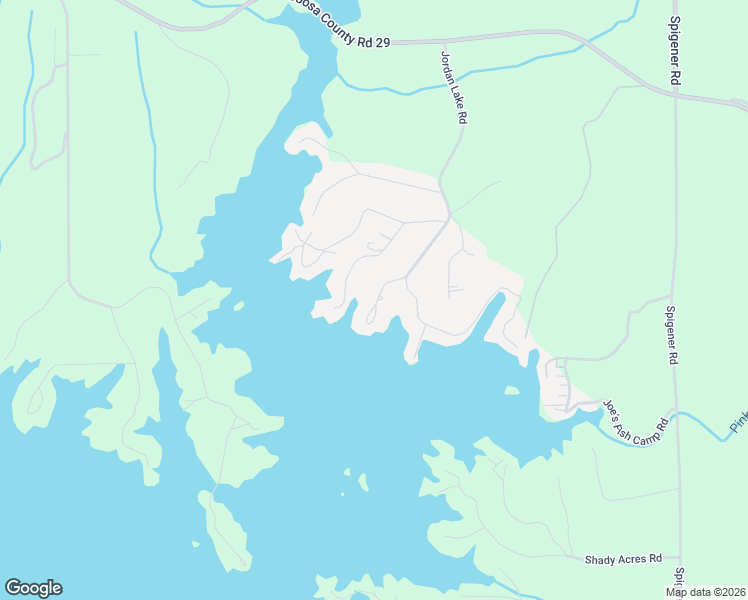 map of restaurants, bars, coffee shops, grocery stores, and more near 729 Jordan Lake Rd in Elmore