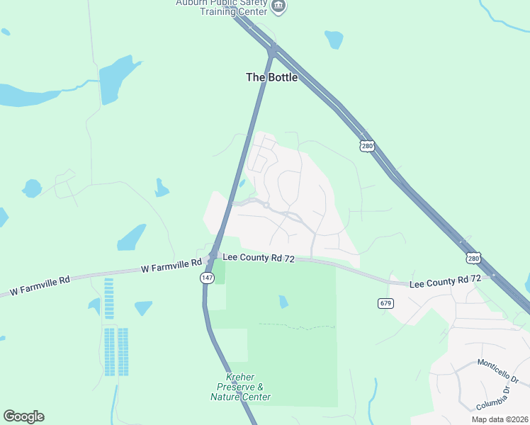 map of restaurants, bars, coffee shops, grocery stores, and more near Tuscany Hills Rd in Auburn