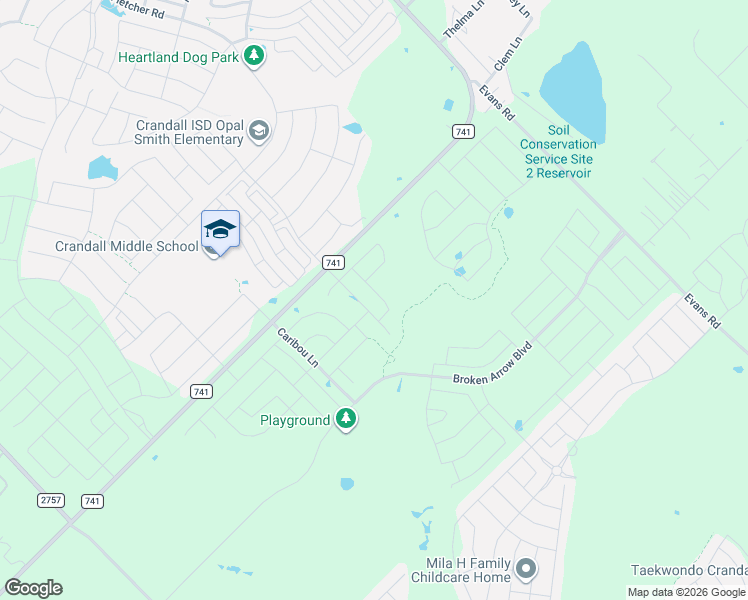 map of restaurants, bars, coffee shops, grocery stores, and more near in Heartland