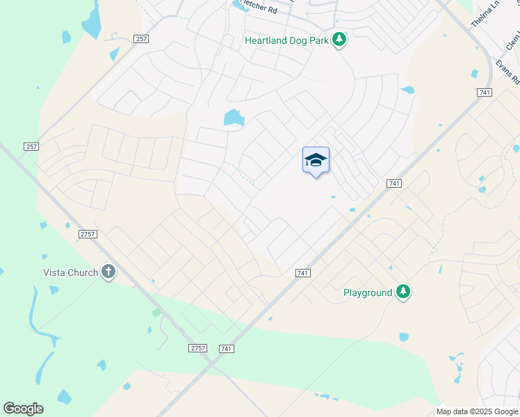 map of restaurants, bars, coffee shops, grocery stores, and more near 3028 Willow Wood Court in Kaufman County