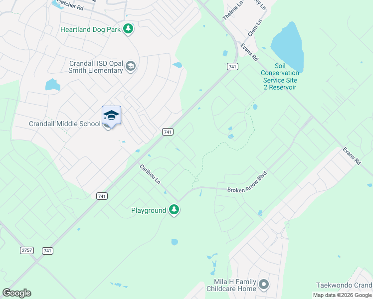 map of restaurants, bars, coffee shops, grocery stores, and more near in Heartland