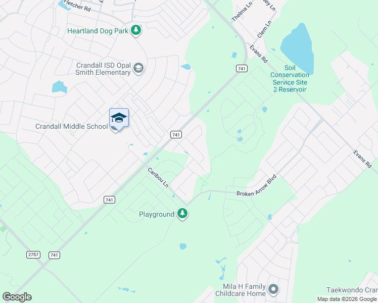 map of restaurants, bars, coffee shops, grocery stores, and more near in Heartland