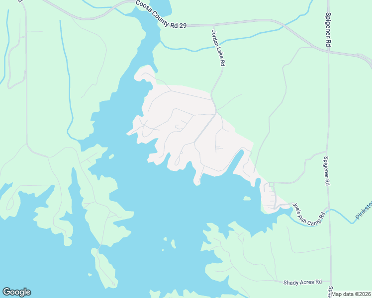 map of restaurants, bars, coffee shops, grocery stores, and more near 729 Jordan Lake Rd in Elmore