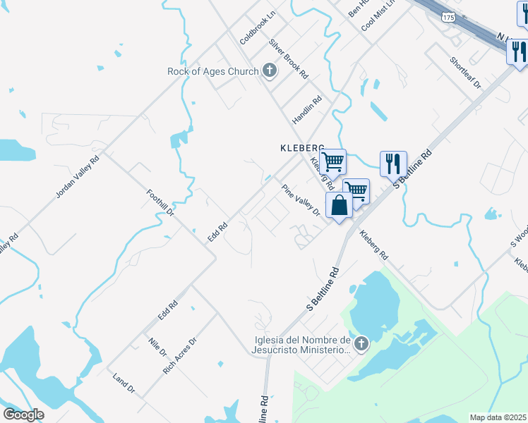 map of restaurants, bars, coffee shops, grocery stores, and more near 13202 Baltusral Court in Dallas