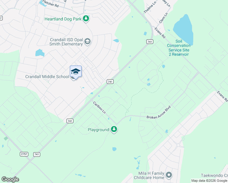 map of restaurants, bars, coffee shops, grocery stores, and more near in Heartland