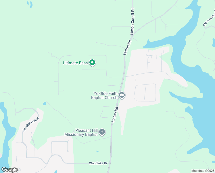 map of restaurants, bars, coffee shops, grocery stores, and more near 1395 Linton Road in Benton